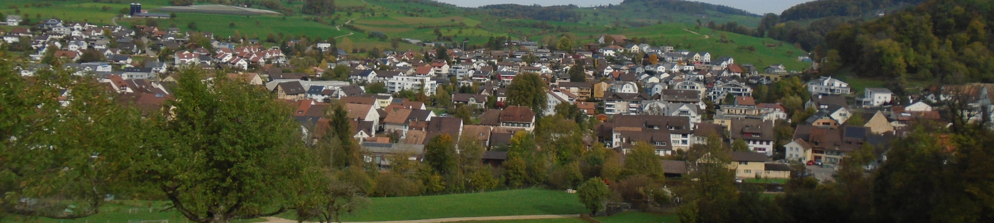 Herbst Dorfbild